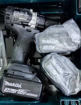 Makita DDF484BJX1 2x 5,0 Ah + 1x 3,0 Ah + nabíječka + kufr - 6