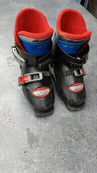 Dětské lyže 89cm, hůlky 85cm, boty zdarma - 6