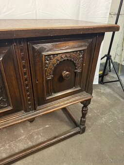 Starožitná masivní komoda (136009) - 6