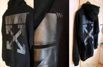Off-White mikina Vinyl Black - 6