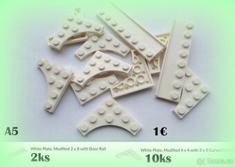 A Lego® Originál Diely biele (ako nové, nehrané) - 6