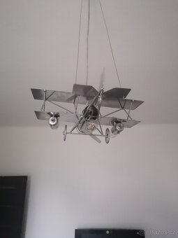 Dětský lustr-letadlo - 6