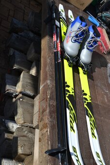 dětské běžky 110 cm s protismykem vazko NN75 boty 31 hole - 6