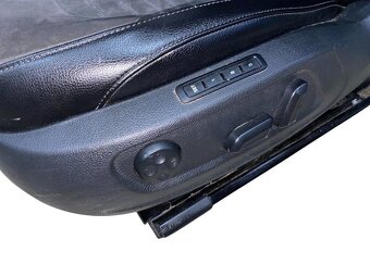 Sedačky černá kůže alcantara VW Passat B7 kombi r.v. 2012 - 6