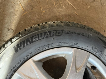 zánovní zimní sada 185/60/14 vč.litých kol na Škoda Fabia - 6