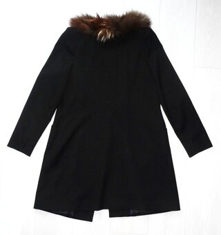 Kvalitní černý kabát/paleto, vel. L zn. 1-2-3 - 6