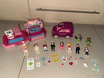 10x Igráček, auto, rozkládací domeček + příslušenství - 6