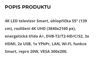Televize Philips 55PUS6503/12 s úhlopříčkou 55palců (139 cm) - 6