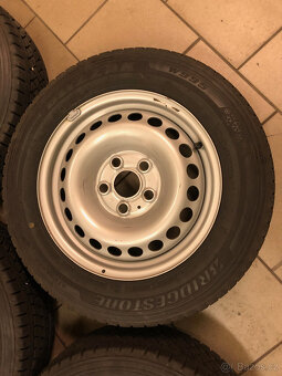 Prodám originál 4x komplet plechová kola 6,5x16 VW T5 T6 - 6