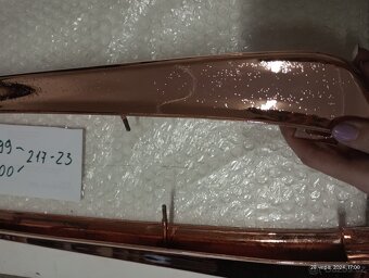 Tatra 603 - 1 lišta krátkého lapače - nový chrom - 6