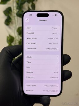 iPhone 14 Pro 128GB - DPH, záruka - 6