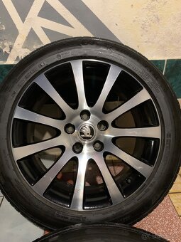 Alu kola Škoda R17 5X112 LETNÍ PNEU 225/50 R17 ANNAPURNA - 6
