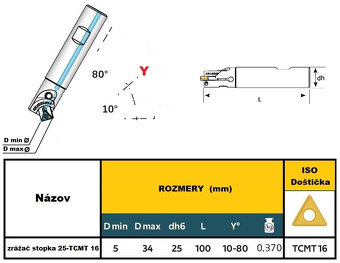 Srážeč hran s nastavitelným uhlem 10 až 80 stupňov (fréza) - 6