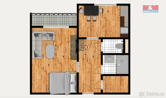 Pronájem bytu 1+1, 40 m², Rychnov nad Kněžnou, ul. Mírová - 6