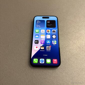iPhone 15 Pro 256GB blue titan, pěkný stav, 12 měsíců záruka - 6
