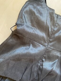 Stříbrné šaty, vel L, spíše M/L, Yessica - 6