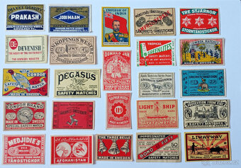 Sbírka 425 zápalkových nálepek Švédsko - 6