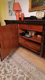 Starožitný příborník, bufet Chippendale - 6