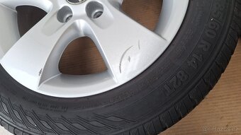 Alu kola Škoda 14" 5x100 letní pneu 185/60 R14 5-6mm Fabia - 6