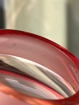 Moser Svícen Lucy V 5 cm, křišťálové sklo Rosalin - 6