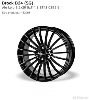 Brock B24.      5x114,3 r20 - 6