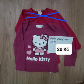 detská body, trička a tílka vel. 86/92, 1-2R - 6