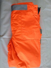 Pánské pracovní kalhoty s náprsenkou, voděodolné, teplé, 6 x - 6