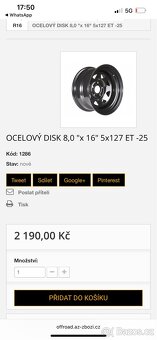 Ofroad pneu s disky - 6