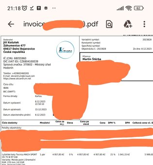 Lyžáky - nošené týden - 6