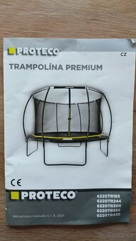 Trampolína PROTECO 3,6 m PREMIUM + kotvení do země - 6