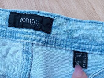 03 - Světle modré riflové kraťasy vel. L - XL - 6
