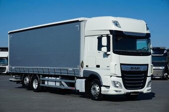 DAF XF 480 6x2 včetně plachtové nástavby a hydraulického čel - 6