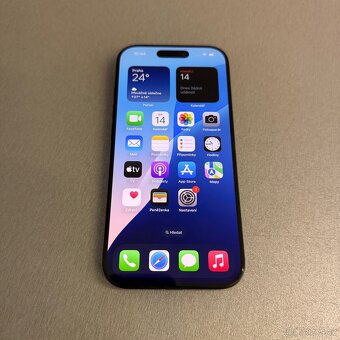 iPhone 16 Pro 256GB black titan, jako nový, záruka - 6