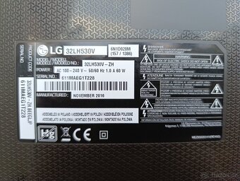 Prodám plně funkční TELEVIZE LG 32" LED TV, FULL HD - 6