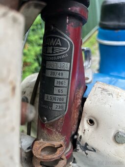 Jawa 20 pionýr - zajímavý kousek, staré tp - 6