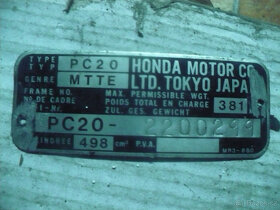 Honda CBR 500   PC 20 r. 88 díly - 6