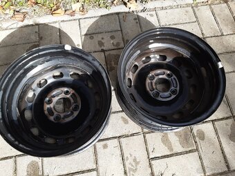 Dva plechové disky 5,5Jx14 ET37 - 6