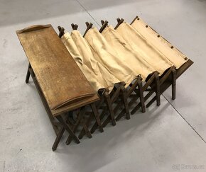 prodám starožitné rozkládací lehátko Cabinetta - 6