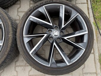 4x al kola 5x112 19 + pneu letní 225/40 R19 - 6
