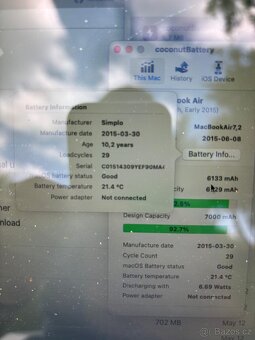 Apple MacBook Air i7 late 2015 A1466 OS Ventura - 6