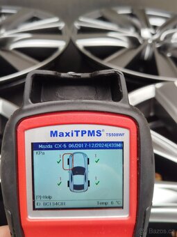 ALU originál Mazda CX5 5x114,3 R19 ET45 7,5J střed 67mm - 6