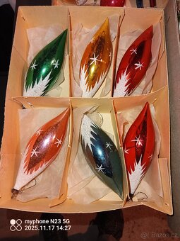 Retro vánoční ozdoby a osvetleni - 6