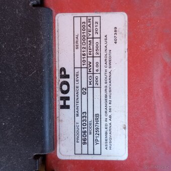 Zahradní traktor HUSQVARNA YardPro YP12597HRB - SUPER STAV - 6