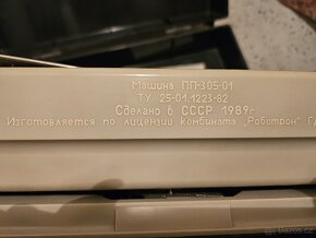 Psací stroj Rheinmetall + Ľubava - 6