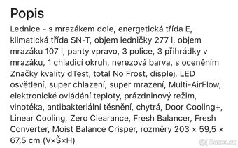 LG lednice s mrazákem - 6