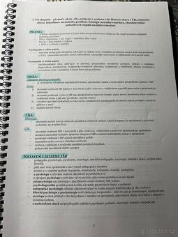 Speciální pedagogika - státnicové otázky + kniha (etopedie) - 6
