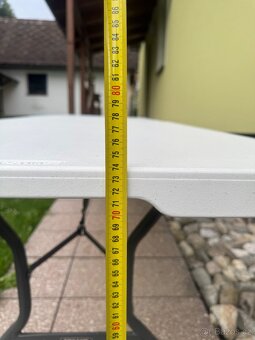 Extra velký zahradní skládací stůl - 6
