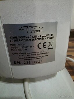 Čistička Vzduchu Ionic-Care Triton X6 – Skvělý Stav - 6