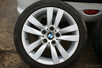 R17 alu kola BMW 5x120 dvourozměr pěkné a letní pneu - 6