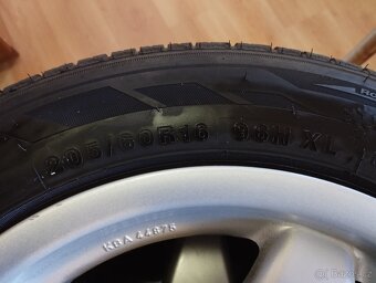 alu kola 5x112 Mercedes + pneu zimní R16 205/60 - 6